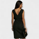 Sabine | Abito elegante con scollo a V e spacco — 5