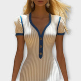 Wilhelmine | Abito midi chic a coda di pesce — 3