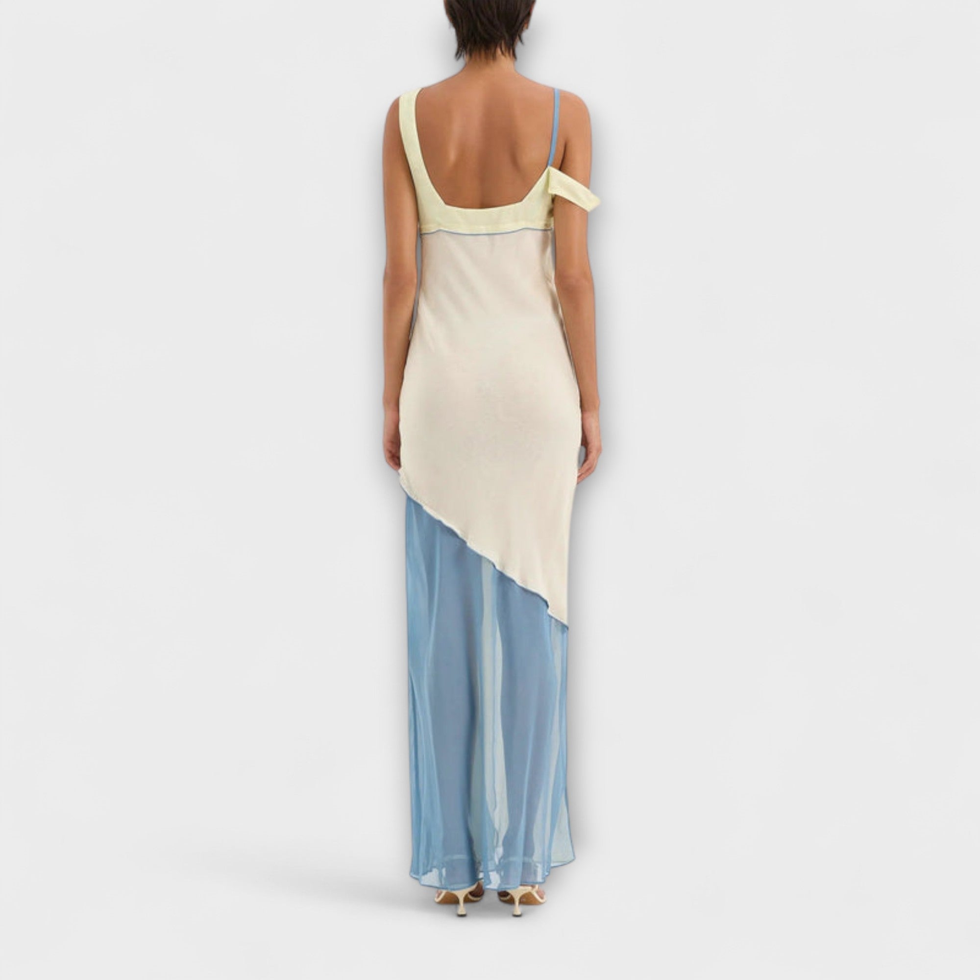 Gertrud | Abito midi Thames con dettaglio di giunture — 3