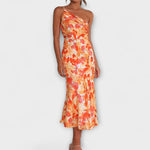 Hanna | Abiti eleganti con stampa floreale asimmetrici — 3