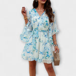 Klara | Abito midi floreale da donna — 1