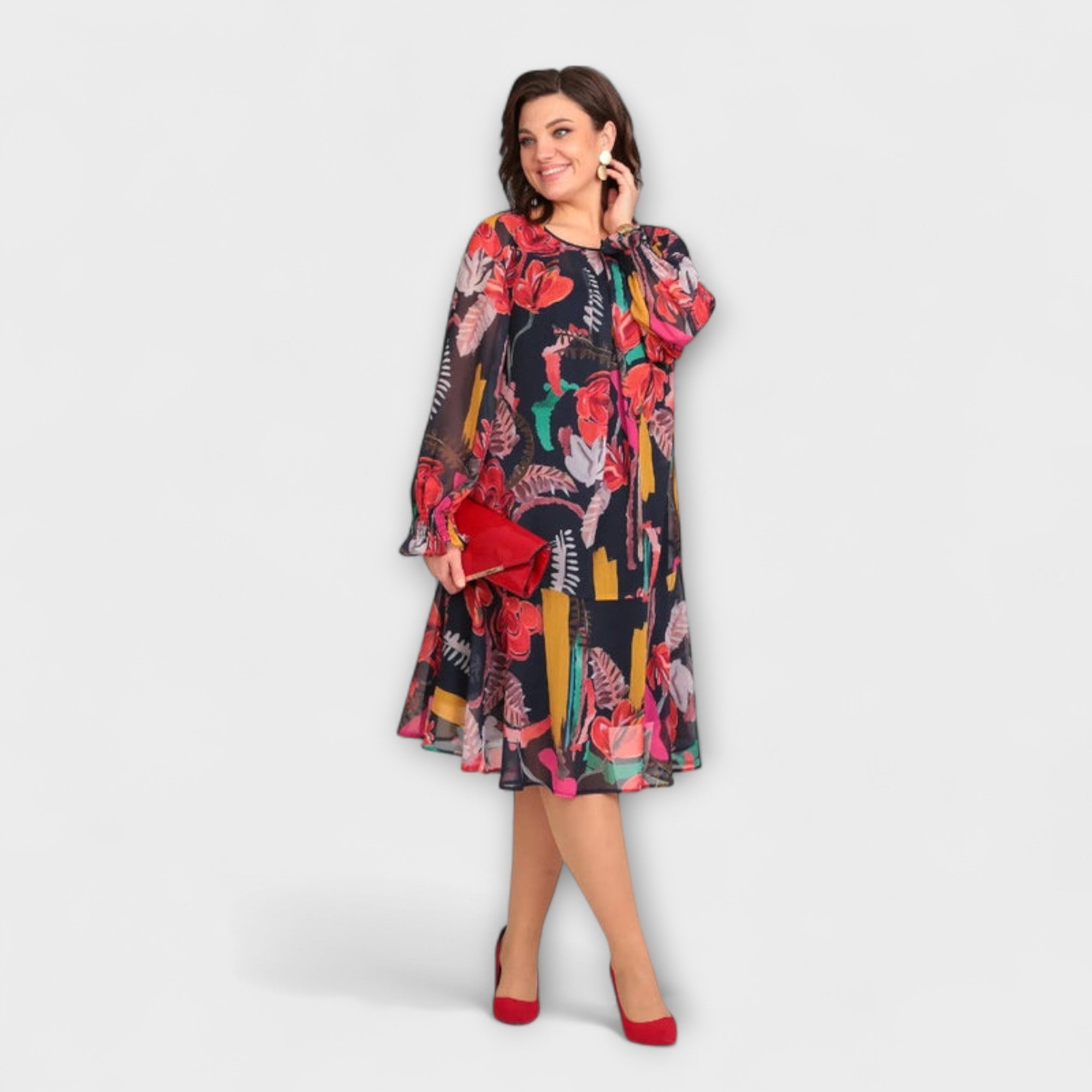 Elena | Elegante abito taglie forti per il massimo comfort — 1