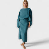 Merle | Abito kimono realizzato in lino e cotone — 2