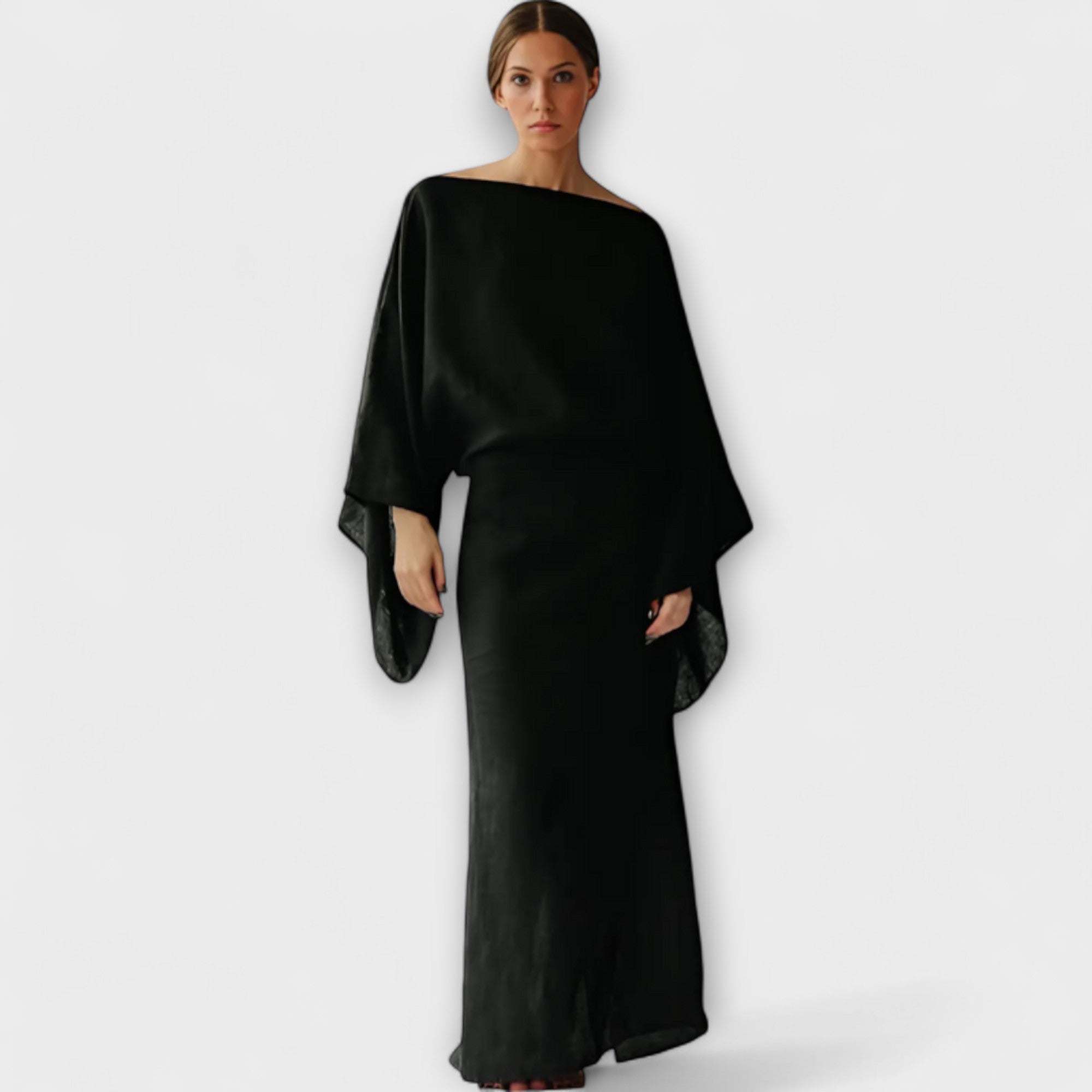 Merle | Abito kimono realizzato in lino e cotone — 5