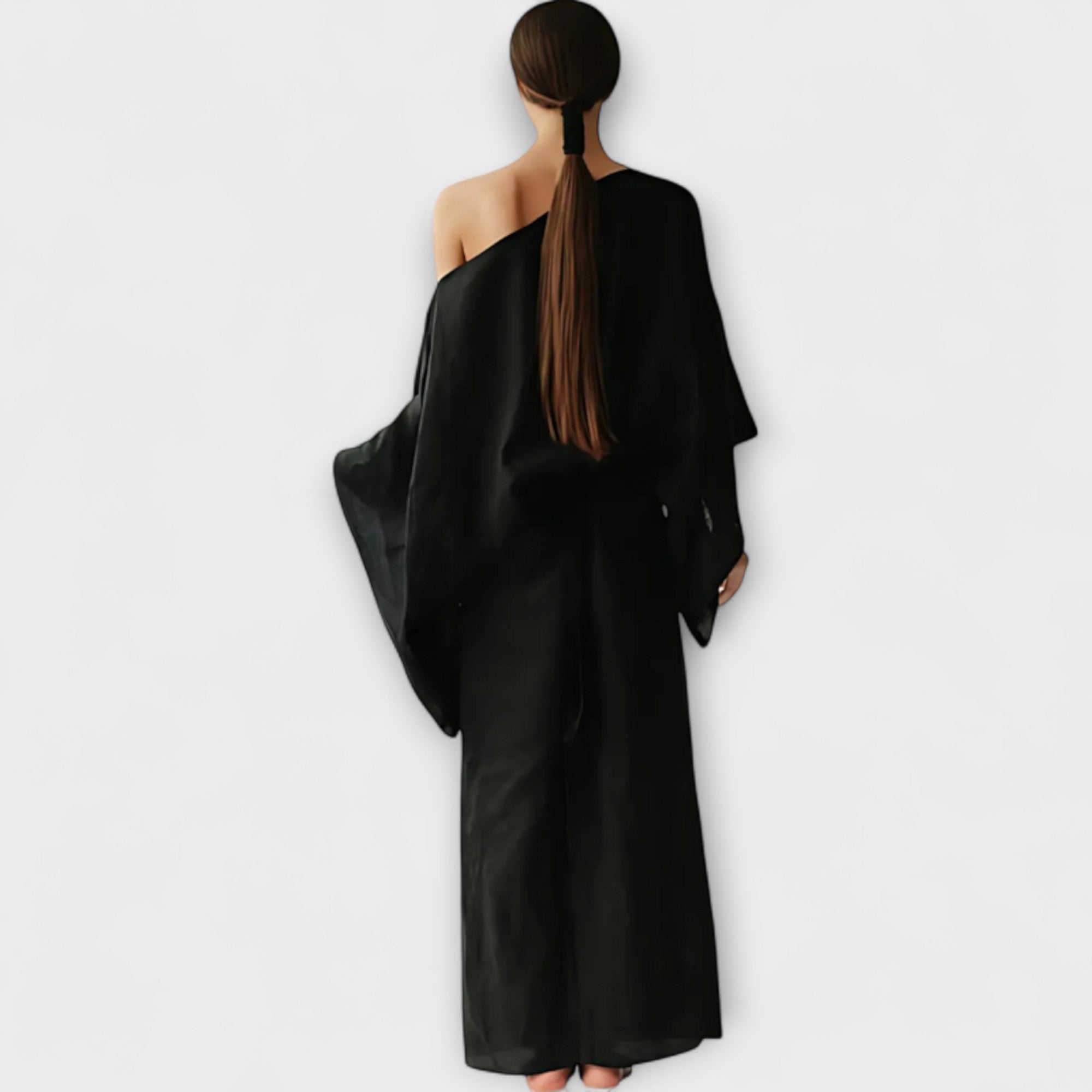 Merle | Abito kimono realizzato in lino e cotone — 7