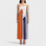 Konstanze | Abito chic a blocchi di colore con nappe alla moda — 1
