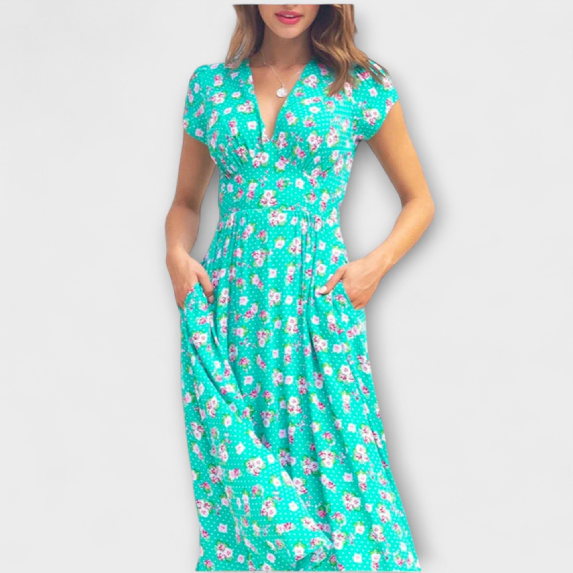 Rebecca | Abito midi con abbottonatura — 2