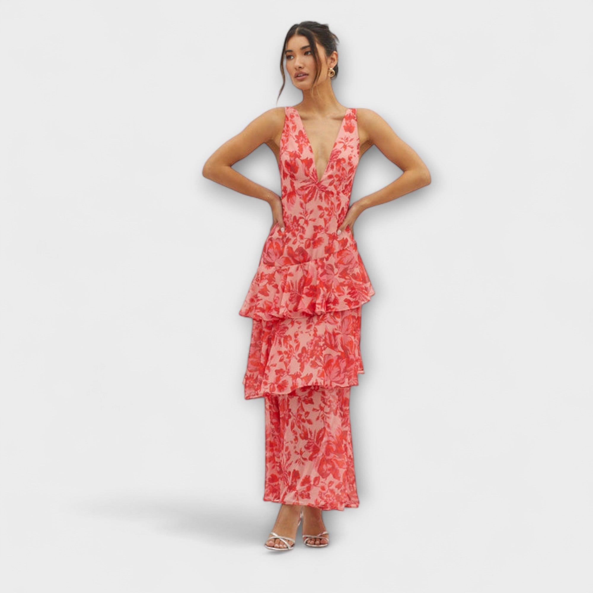 Lisa | Abito midi Bloom Shift — 2