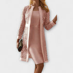 Annette | Elegante abito in pizzo due pezzi — 3