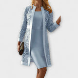 Annette | Elegante abito in pizzo due pezzi — 6