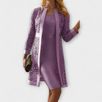 Annette | Elegante abito in pizzo due pezzi — 7
