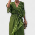Liselotte | Abito in chiffon con scollo a V — 2