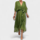 Liselotte | Abito in chiffon con scollo a V — 3