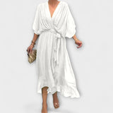 Liselotte | Abito in chiffon con scollo a V — 7
