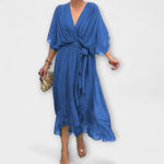 Liselotte | Abito in chiffon con scollo a V — 8