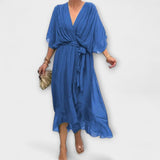 Liselotte | Abito in chiffon con scollo a V — 8