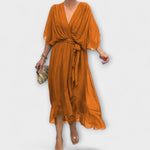 Liselotte | Abito in chiffon con scollo a V — 10