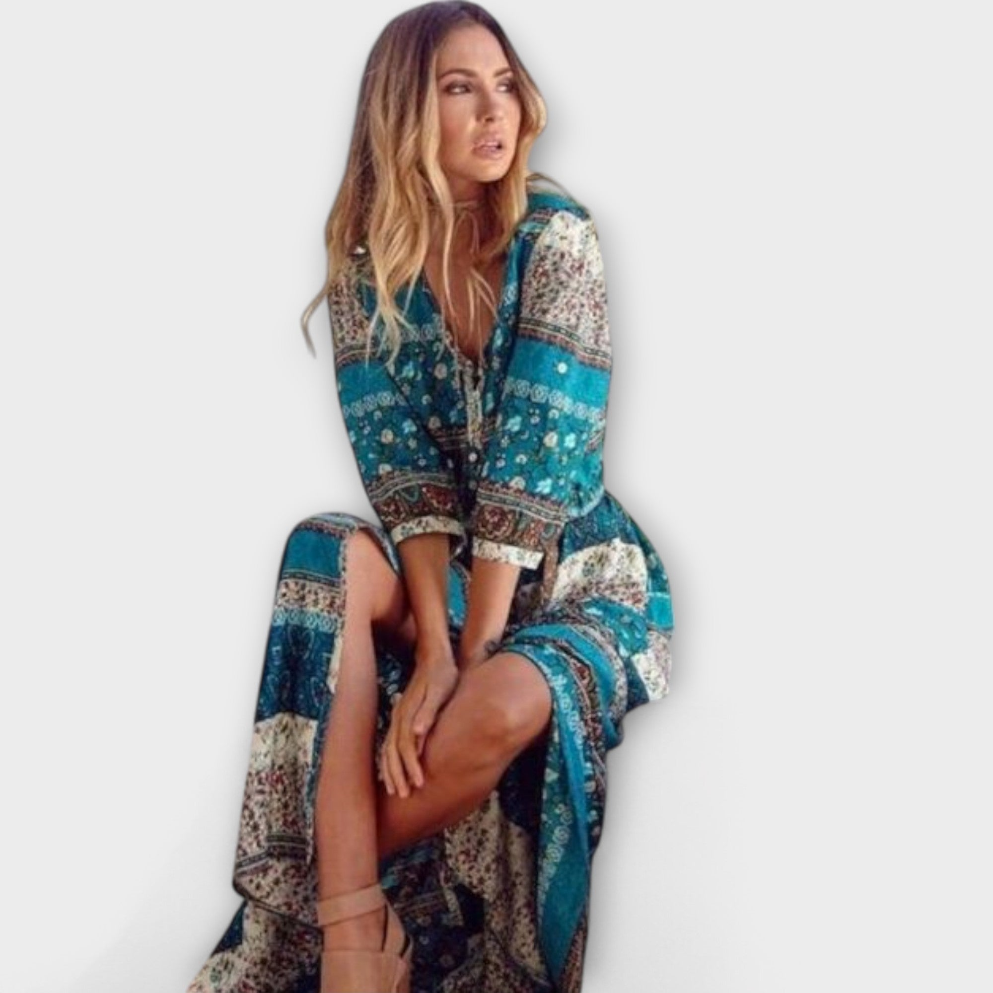 Gerda | Abito midi boho — 1