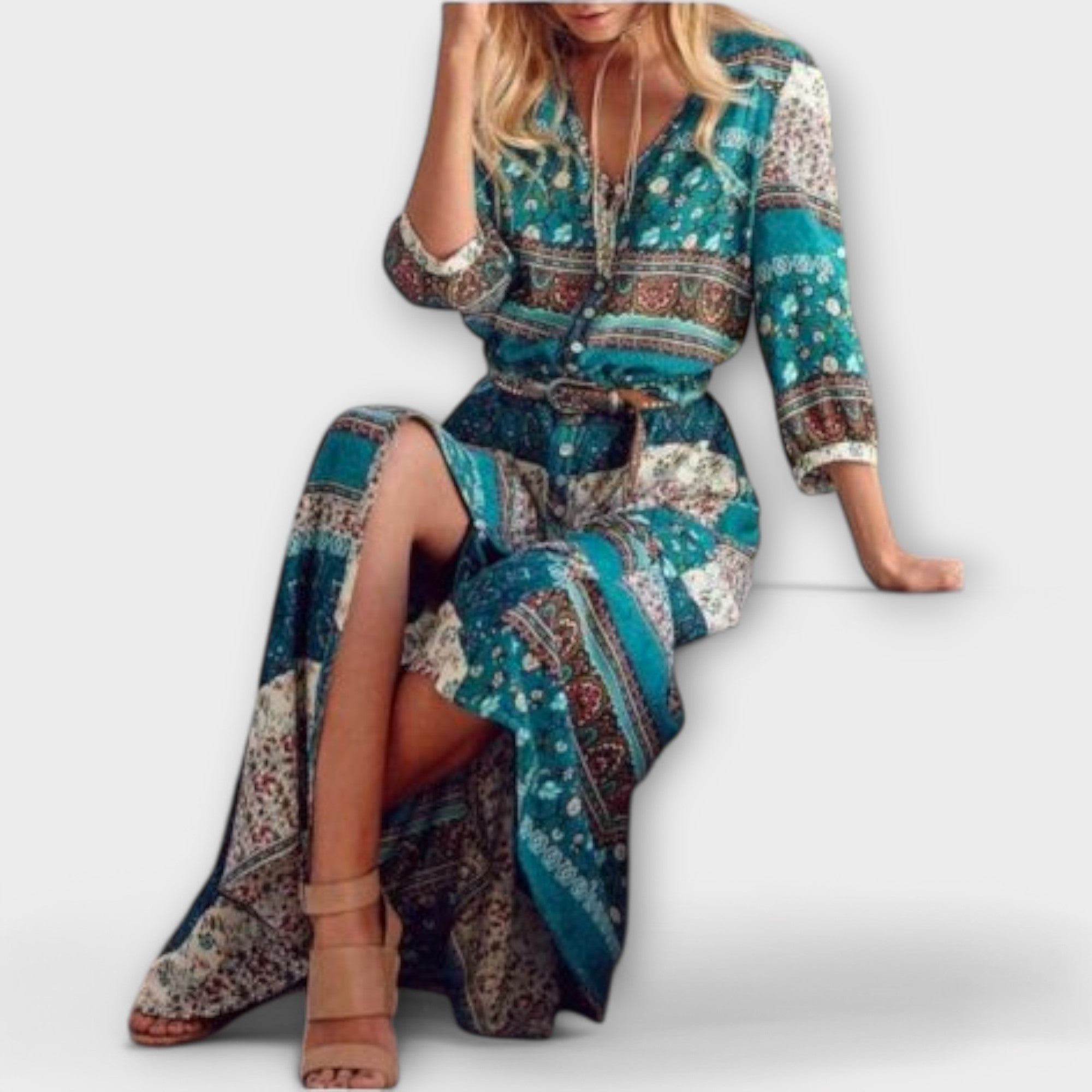 Gerda | Abito midi boho — 2