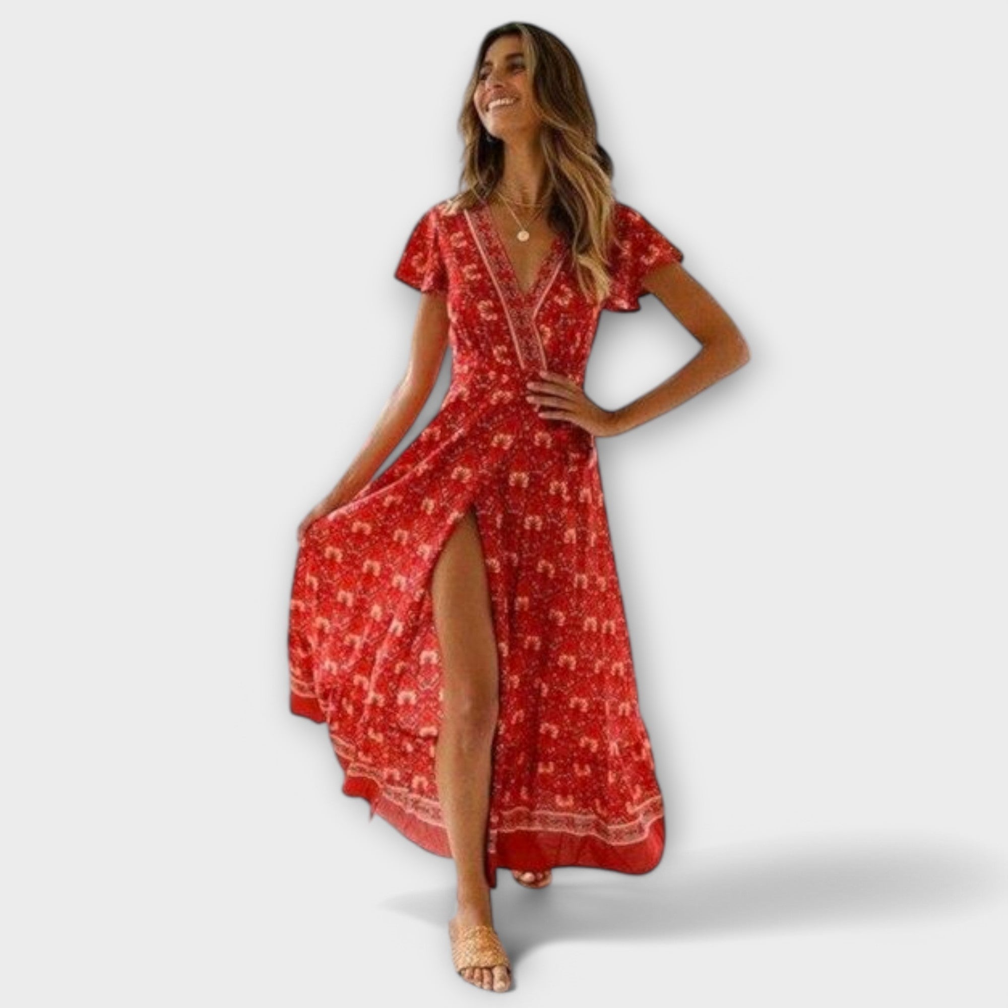 Maya | Abito midi boho — 1