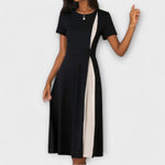 Kerstin | Abito midi bianco e nero — 3