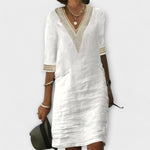 Katharina | Abito da donna realizzato in cotone e lino — 1
