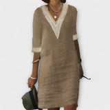 Katharina | Abito da donna realizzato in cotone e lino — 4