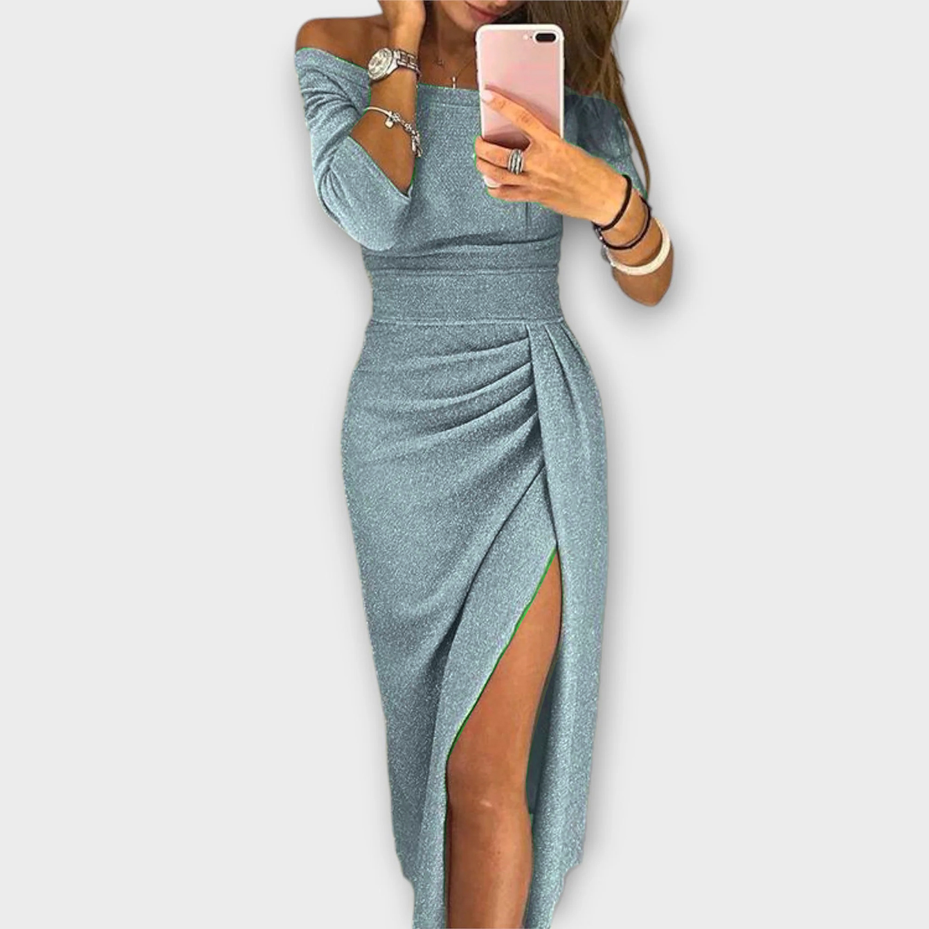 Helga | Abito elegante con spalle scoperte — 1