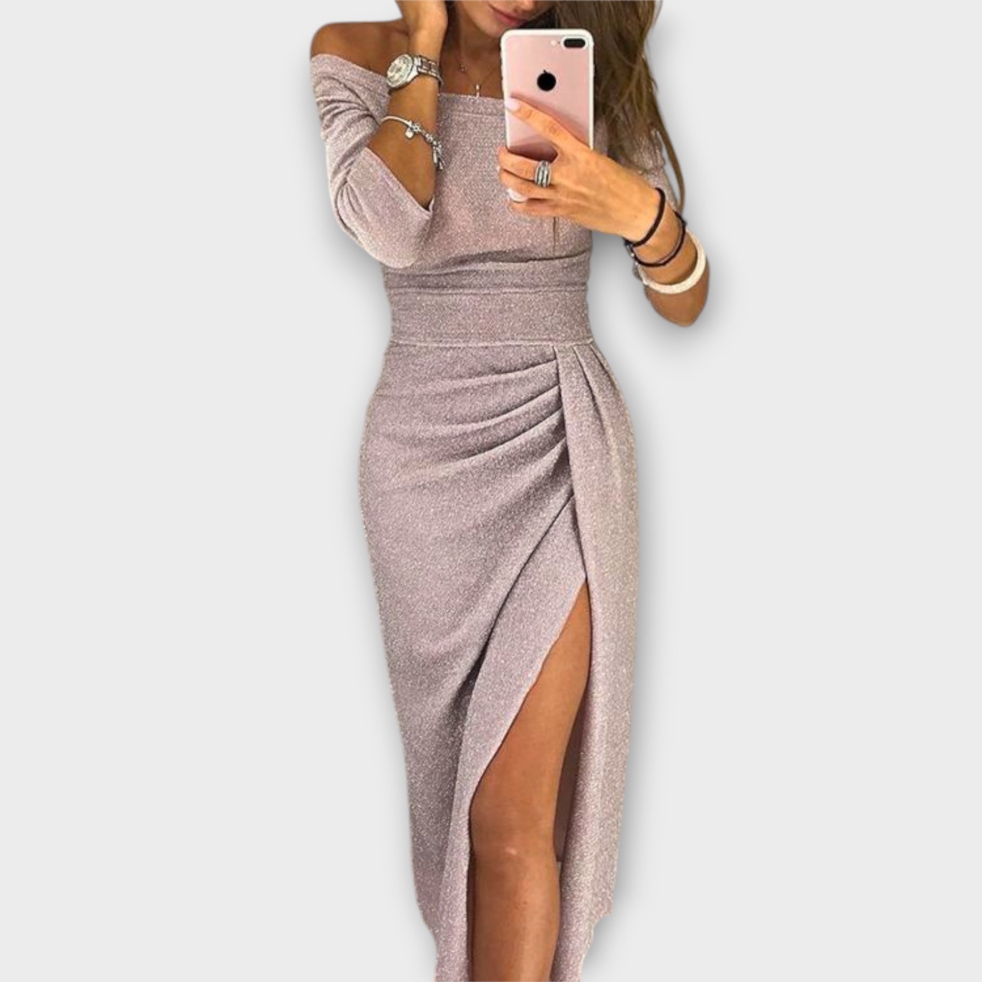 Helga | Abito elegante con spalle scoperte — 2