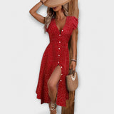 Lea | Abito midi chic a pois — 2