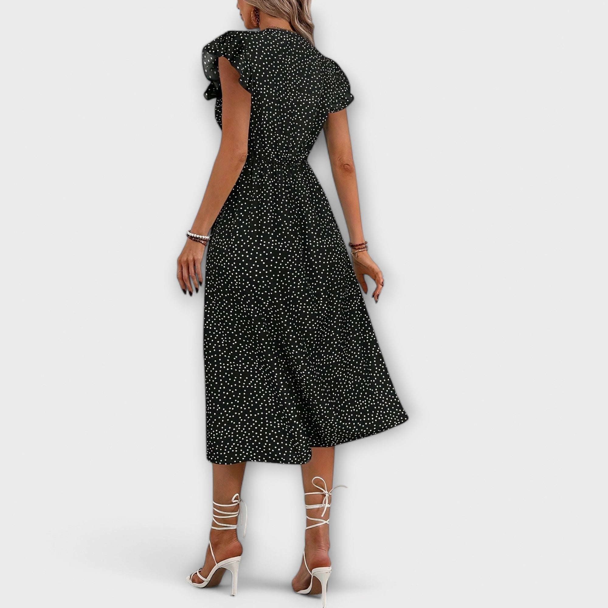 Lea | Abito midi chic a pois — 9