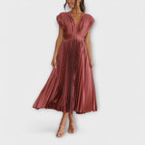 Amelie | Elegante abito plissettato — 2