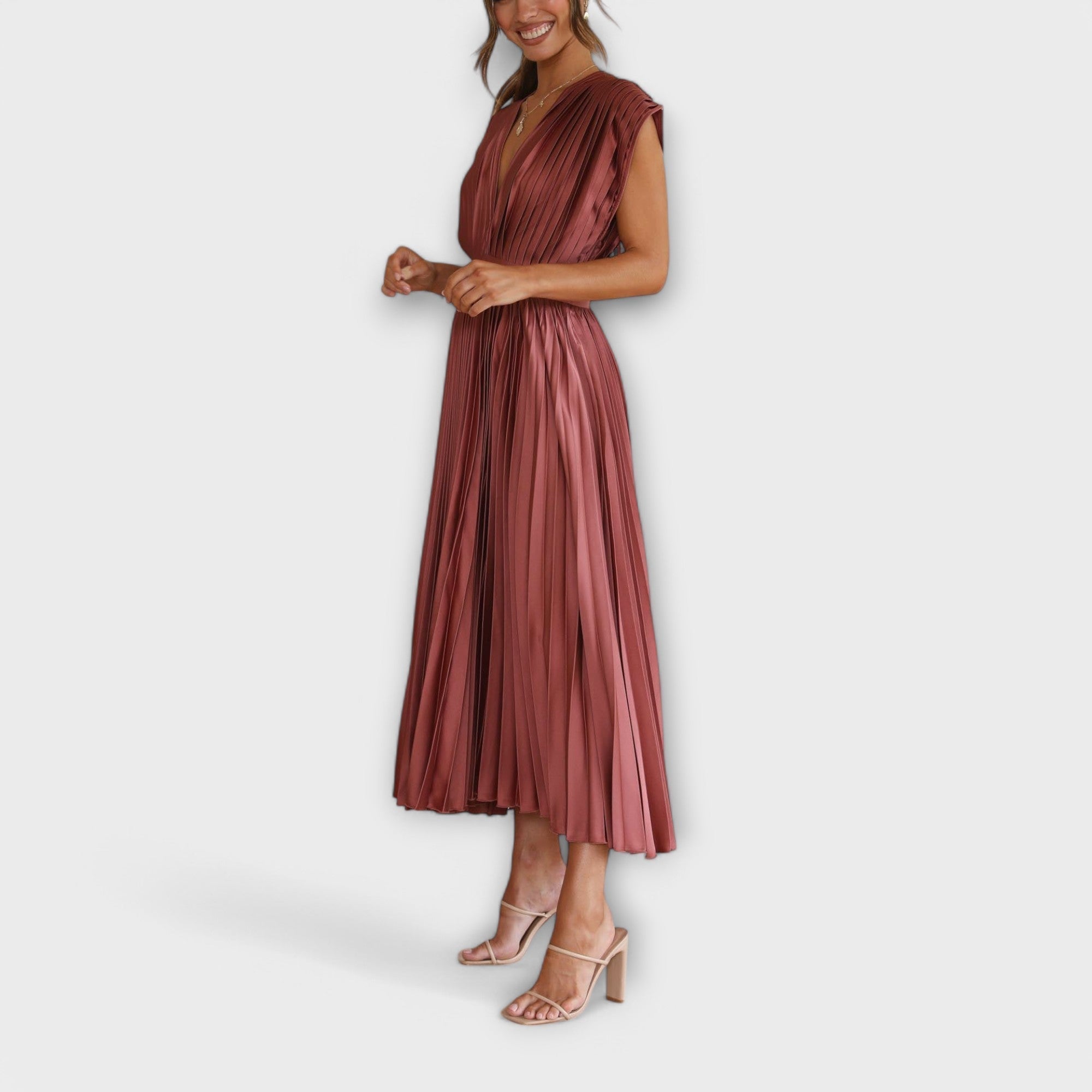 Amelie | Elegante abito plissettato — 3
