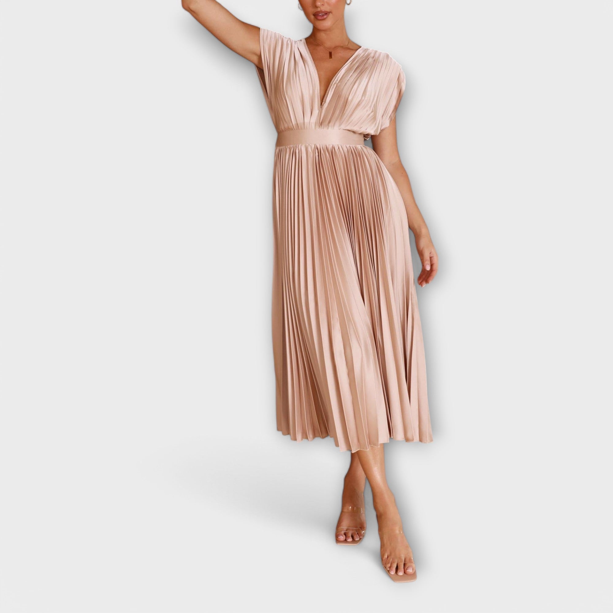 Amelie | Elegante abito plissettato — 5