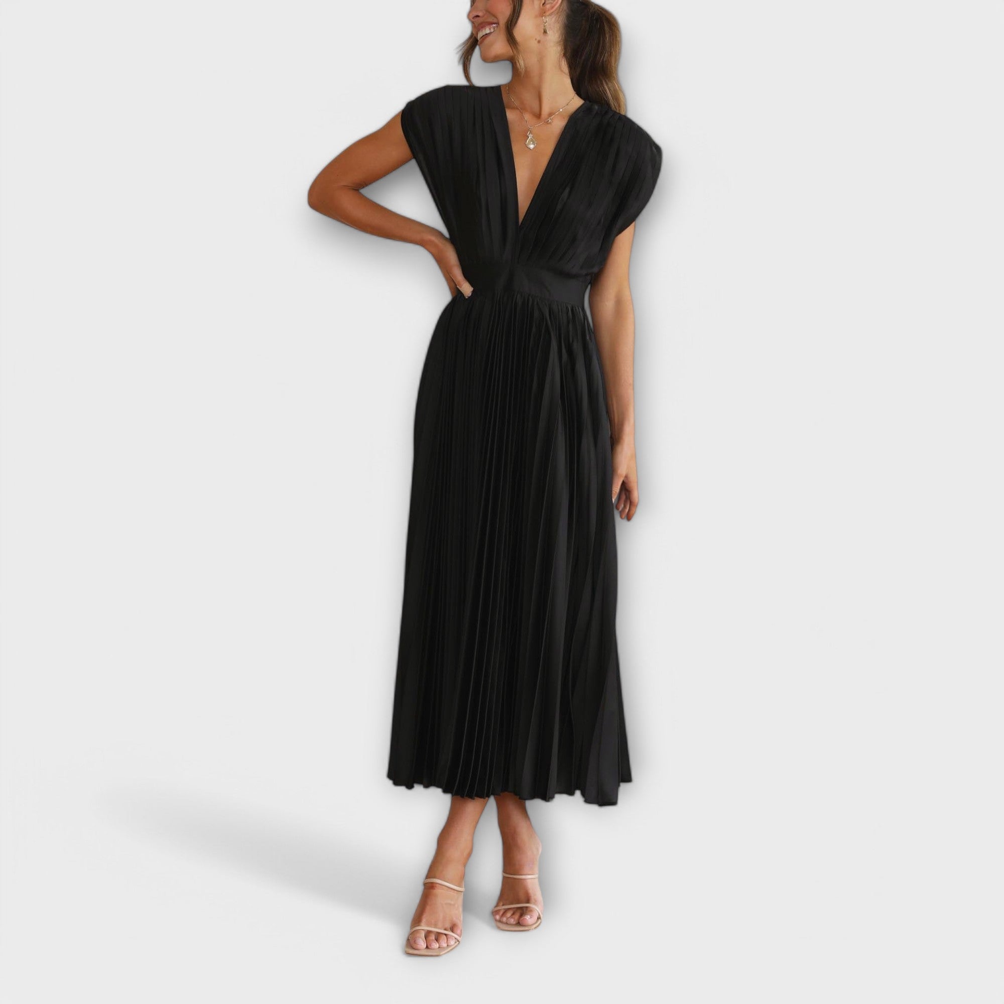 Amelie | Elegante abito plissettato — 7