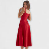 Laura | Abito bustier aderente con una moderna stampa floreale primaverile — 9