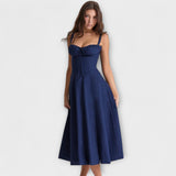 Laura | Abito bustier aderente con una moderna stampa floreale primaverile — 10