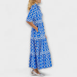 Rosa | Abito midi con catene — 3
