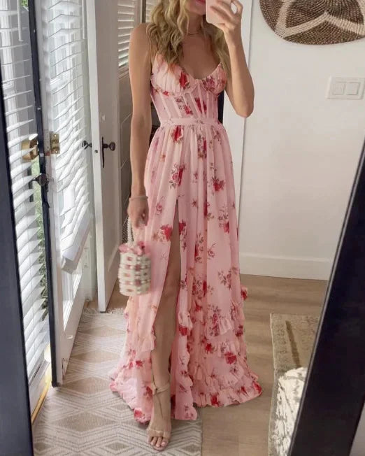 Kirsten | Abito midi con fantasia floreale — 9