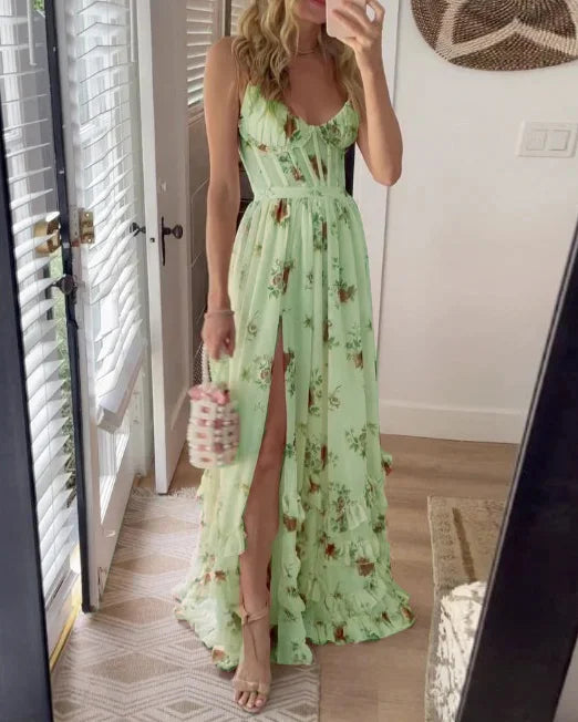 Kirsten | Abito midi con fantasia floreale — 10