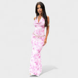 Zeynep | Abito floreale rosa — 1