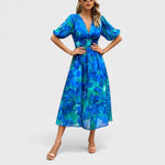 Saskia | Elegante abito midi floreale — 3