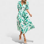 Saskia | Elegante abito midi floreale — 7
