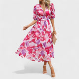Saskia | Elegante abito midi floreale — 8