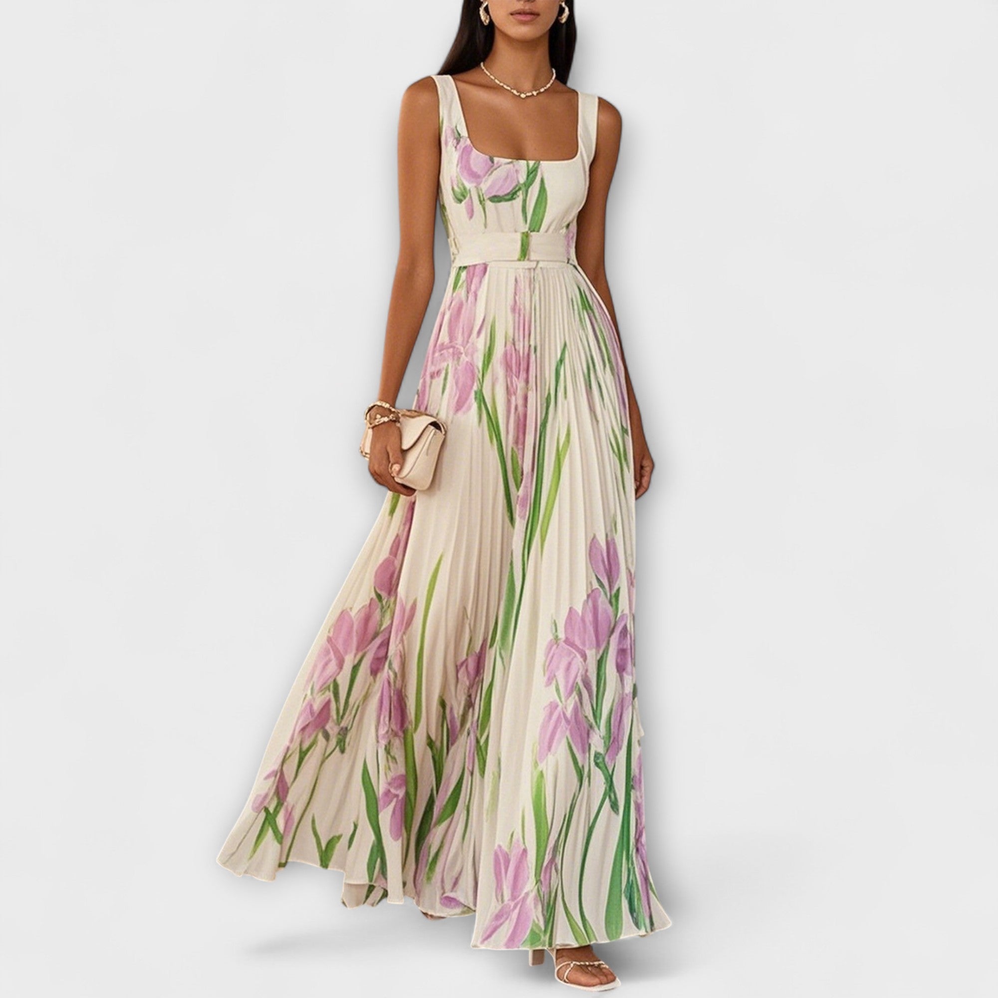 Magda | Abito lungo in chiffon — 1