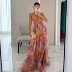 Silke | Abito lungo con stampa floreale — 2