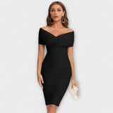 Rike | Abito elegante con scollo a V — 1
