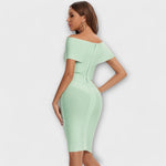 Rike | Abito elegante con scollo a V — 4