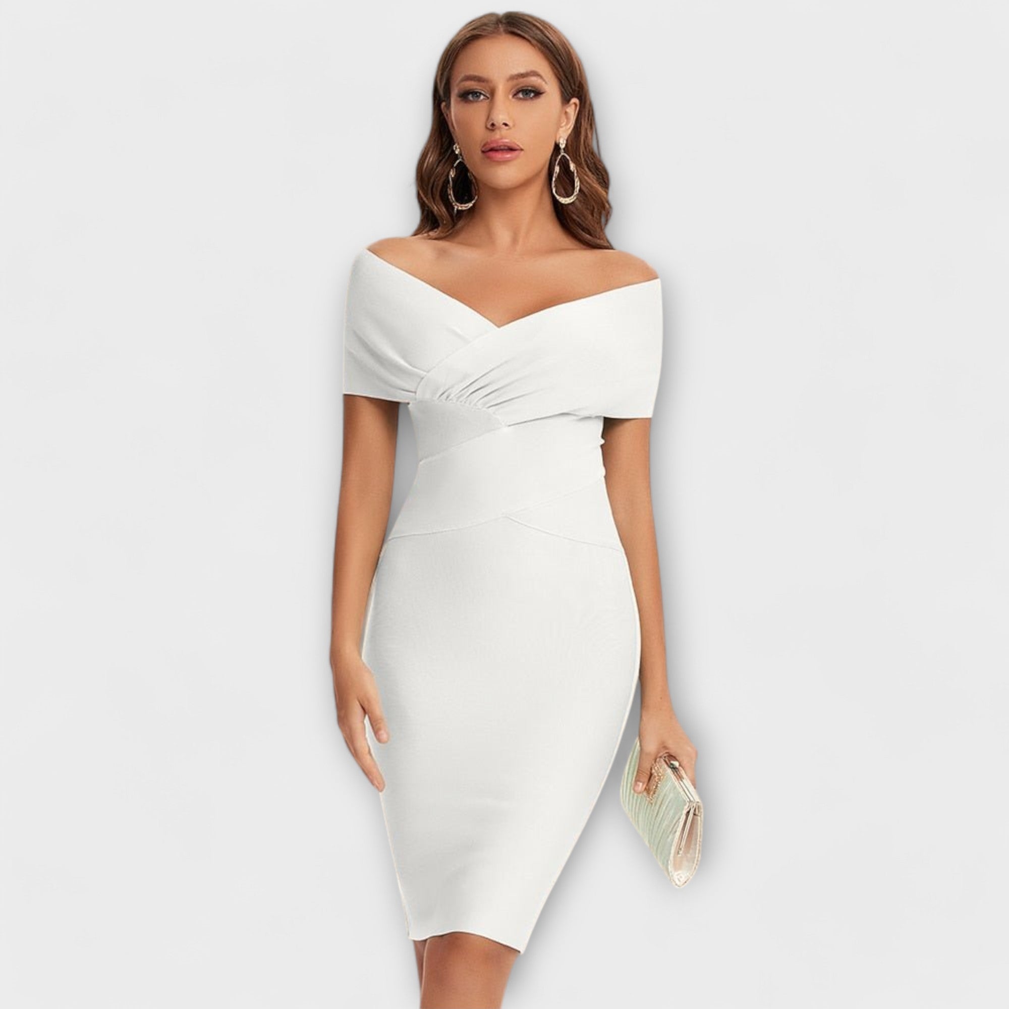 Rike | Abito elegante con scollo a V — 7