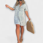 Heike | Abito chemisier casual in denim — 2
